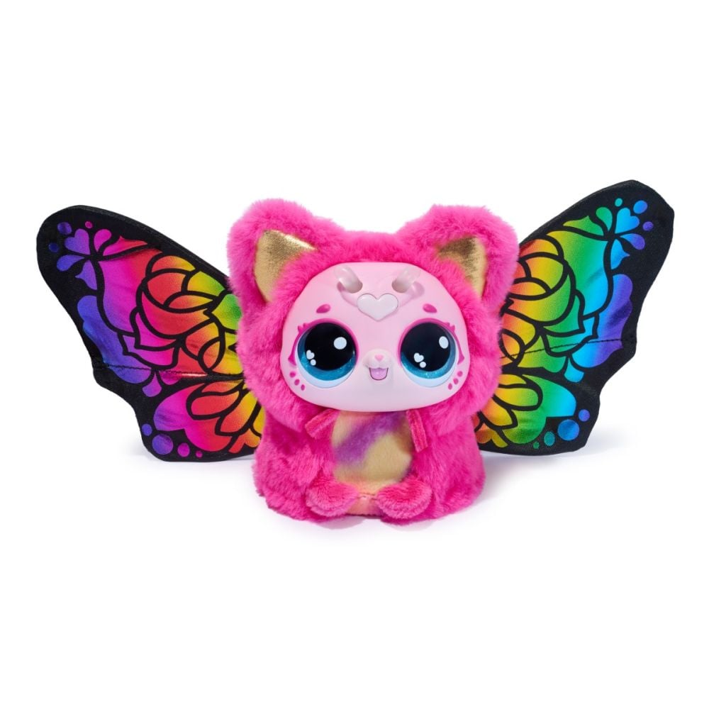 Figurina de plus surpriza, Hatchimals, Bloomables, Kittyfly, 6072450