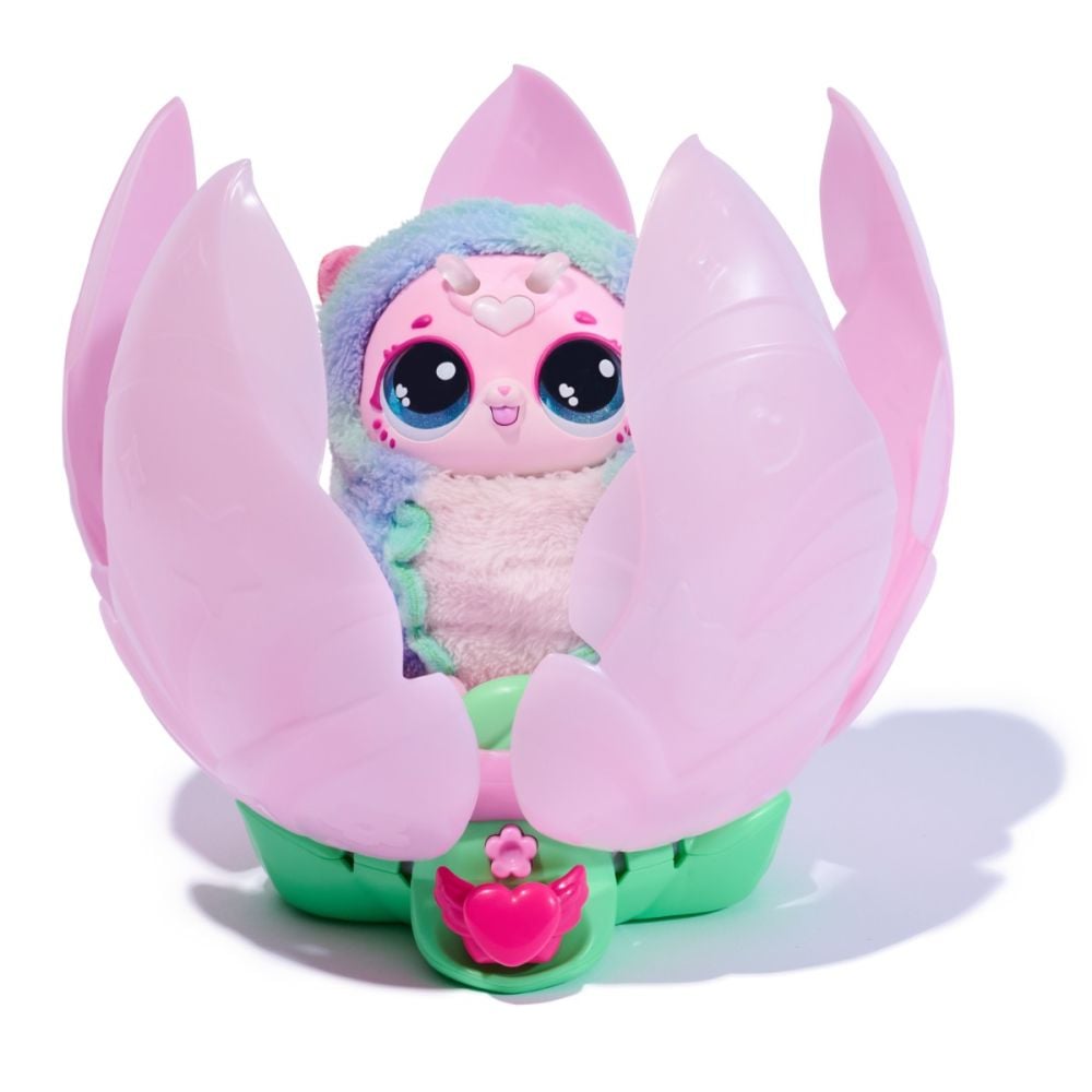 Figurina de plus surpriza, Hatchimals, Bloomables, Kittyfly, 6072450