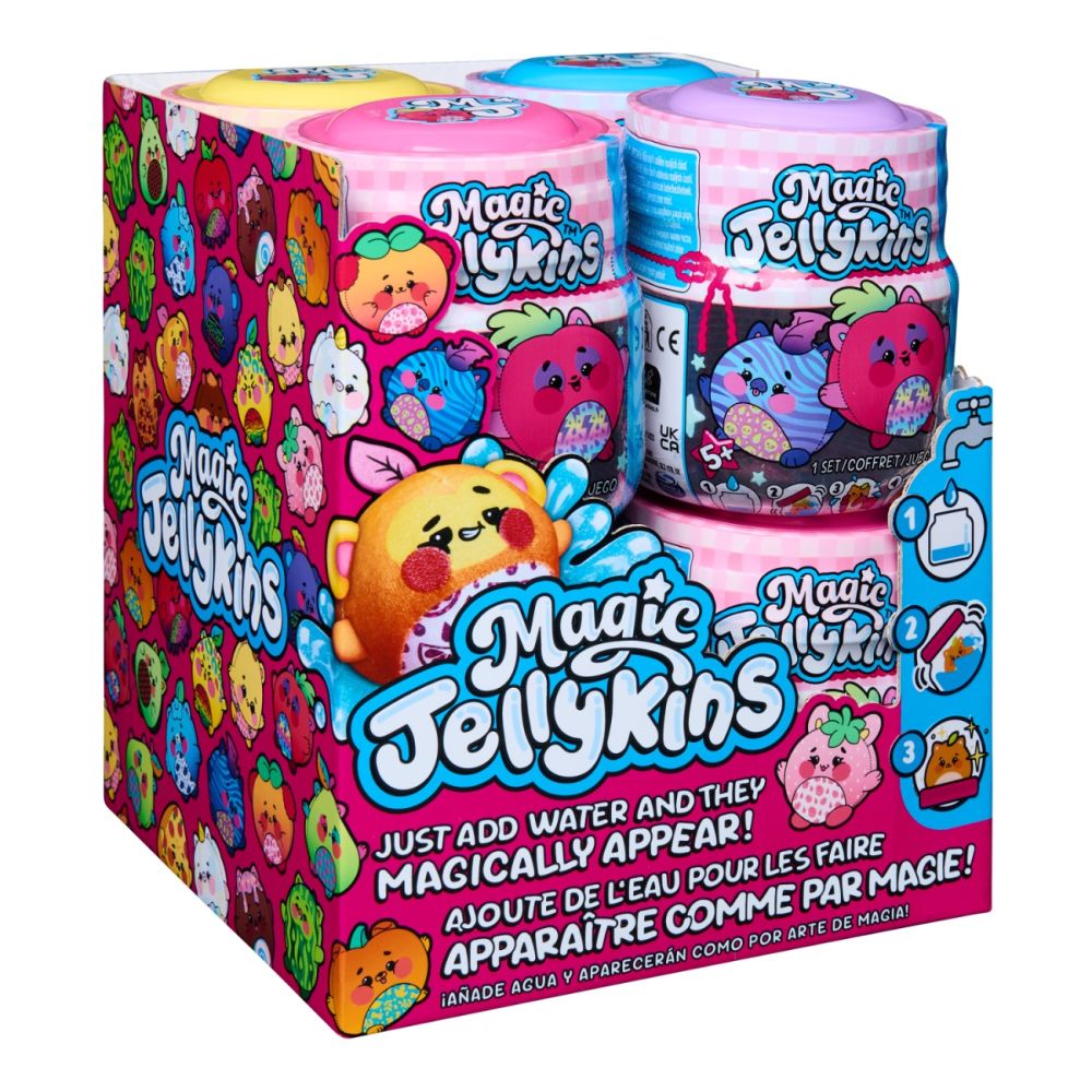 Jucarie de plus surpriza in borcan, Magic Jellykins, 6072461