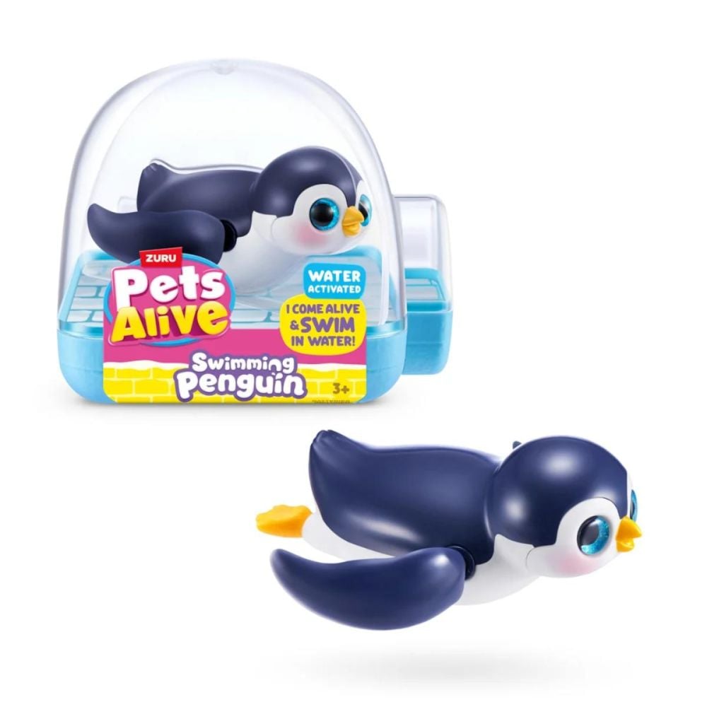 Jucarie interactiva, Pets Alive, Swimming Penguin, S1