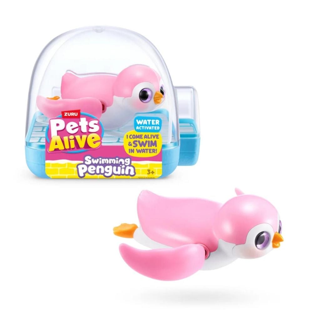 Jucarie interactiva, Pets Alive, Swimming Penguin, S1