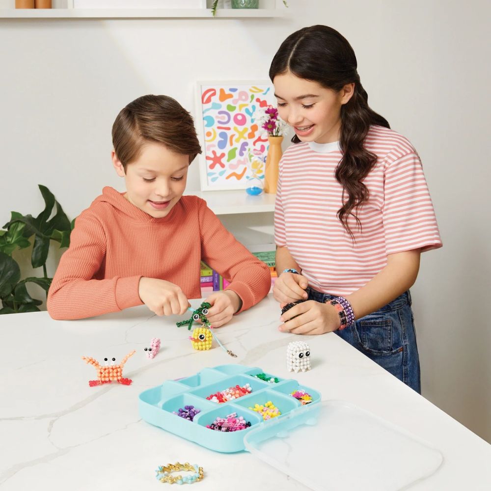 Set de creat 13 elemente decorative flexibile, LinXo, Creator Set, 650 piese