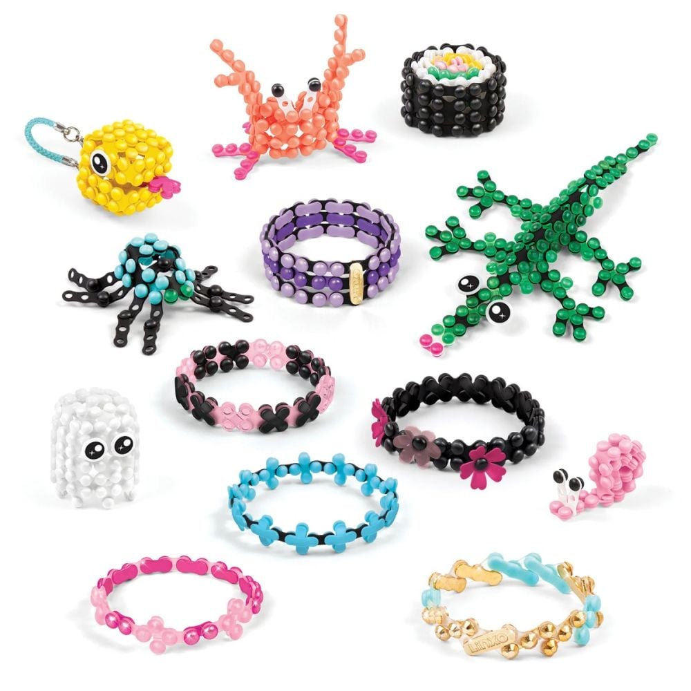 Set de creat 13 elemente decorative flexibile, LinXo, Creator Set, 650 piese