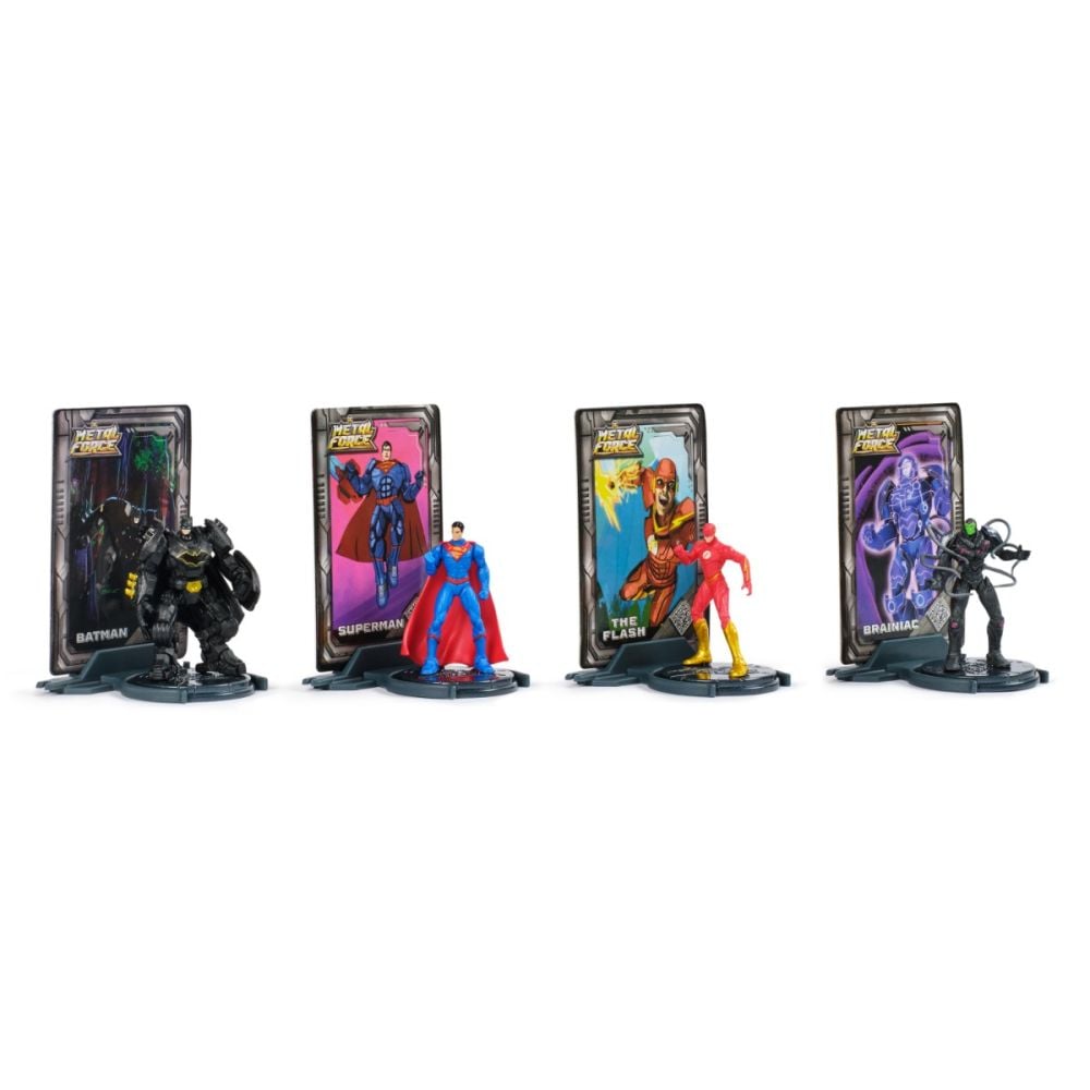 Set 4 figurine, Dc Universe, Metal Force, 5 cm, 6072651