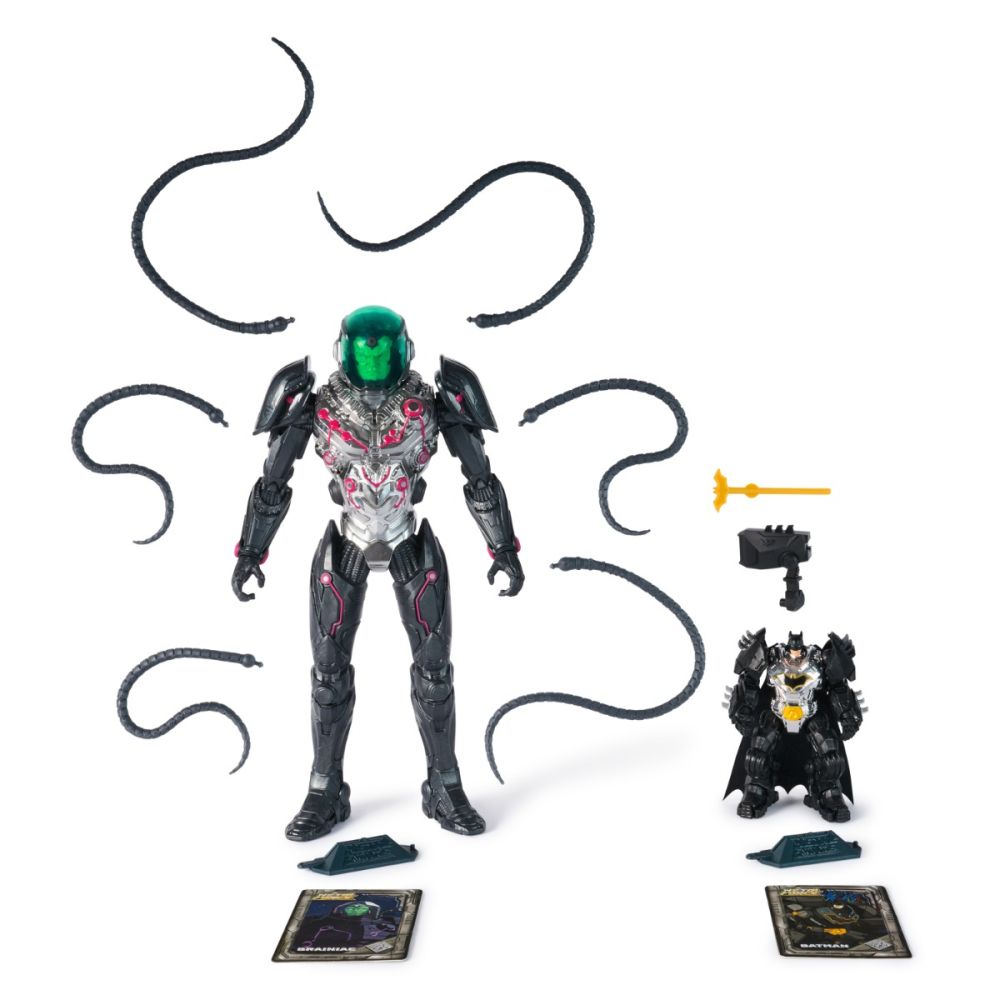 Set 2 figurine, Dc Universe, Metal Force, Brainiac Vs Batman, 6072737
