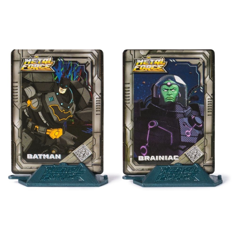 Set 2 figurine, Dc Universe, Metal Force, Brainiac Vs Batman, 6072737