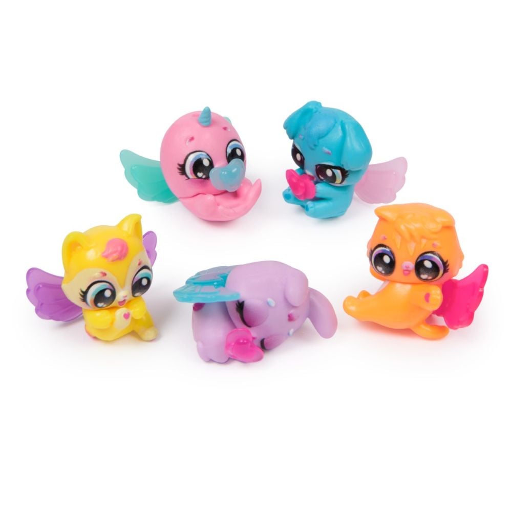 Set figurine in cosulet, Hatchimals, Alive Neon Rainbow, 6072741