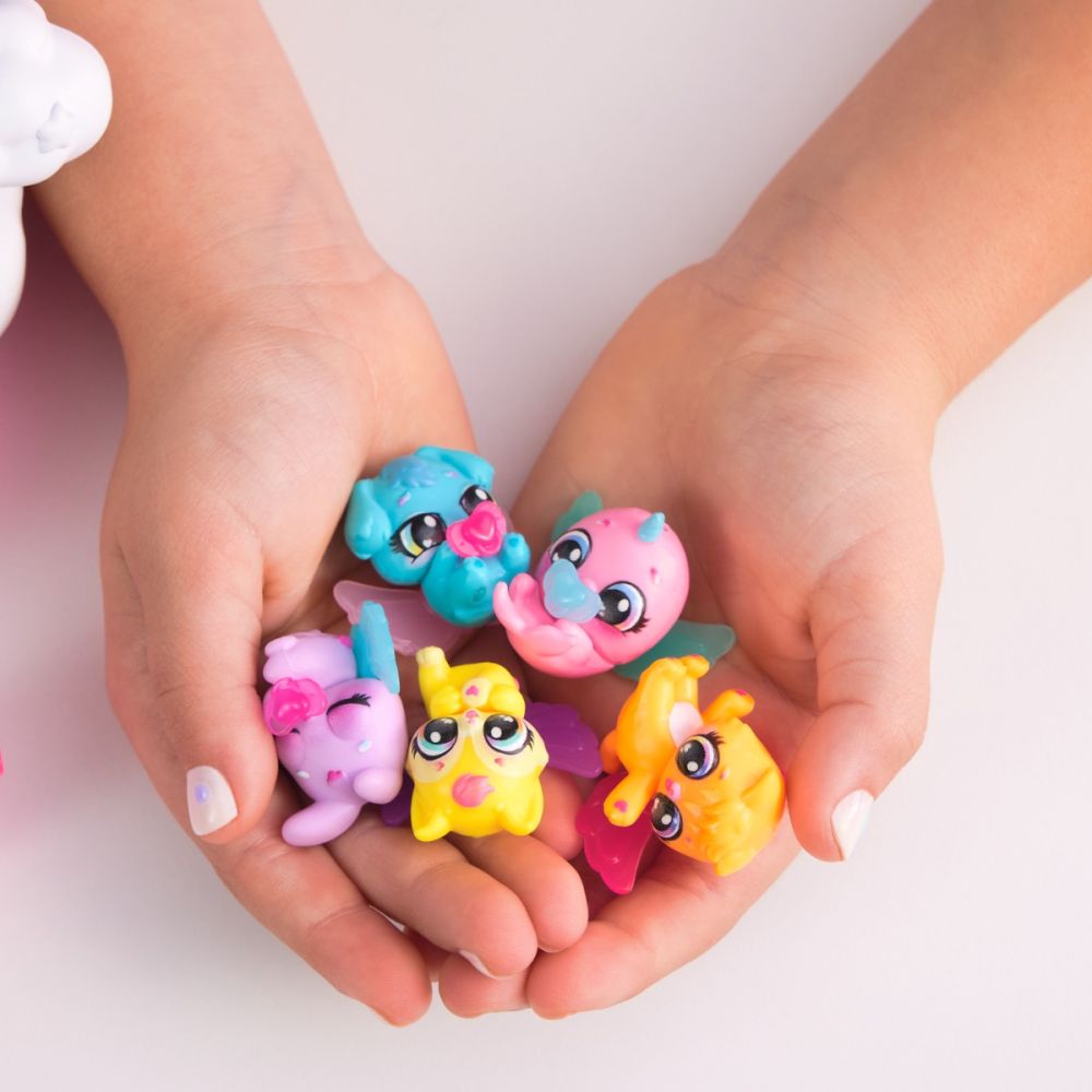 Set figurine in cosulet, Hatchimals, Alive Neon Rainbow, 6072741