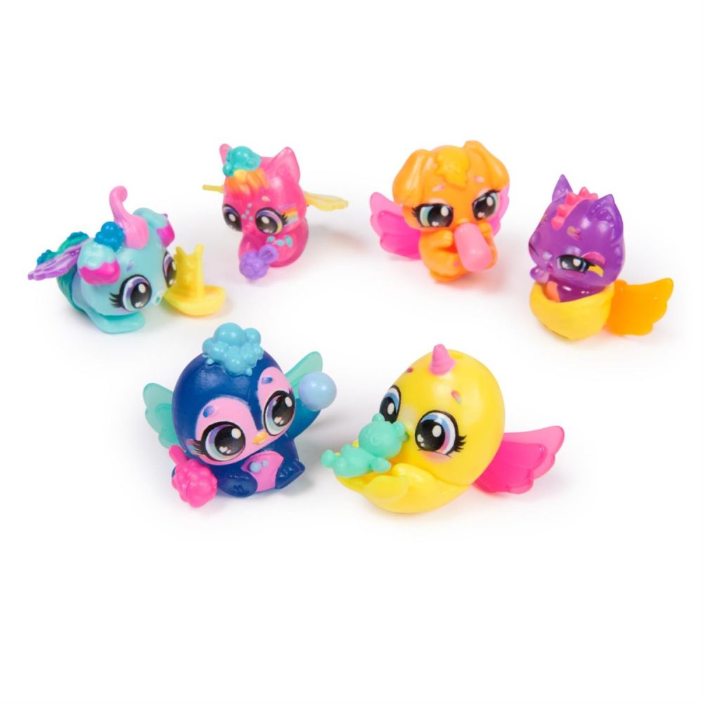 Figurina surpriza, Hatchimal,  Alive Neon Rainbow, 6072752