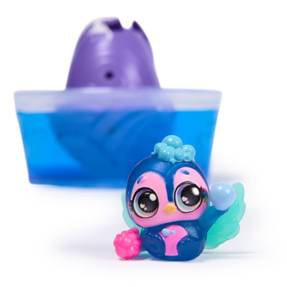 Figurina surpriza, Hatchimal,  Alive Neon Rainbow, 6072752
