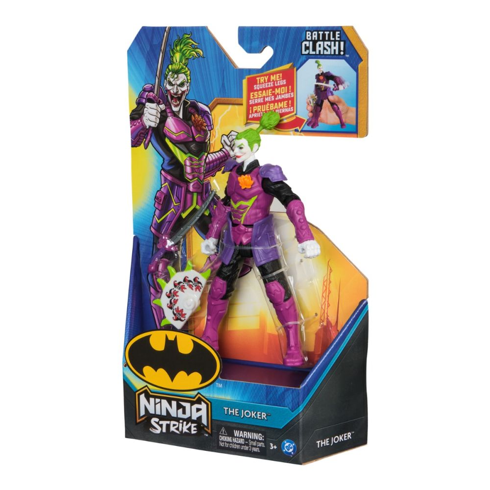 Figurina articulata, DC Comics, Ninja Strike, Battle Clash, The Joker, 15 cm, 20151632