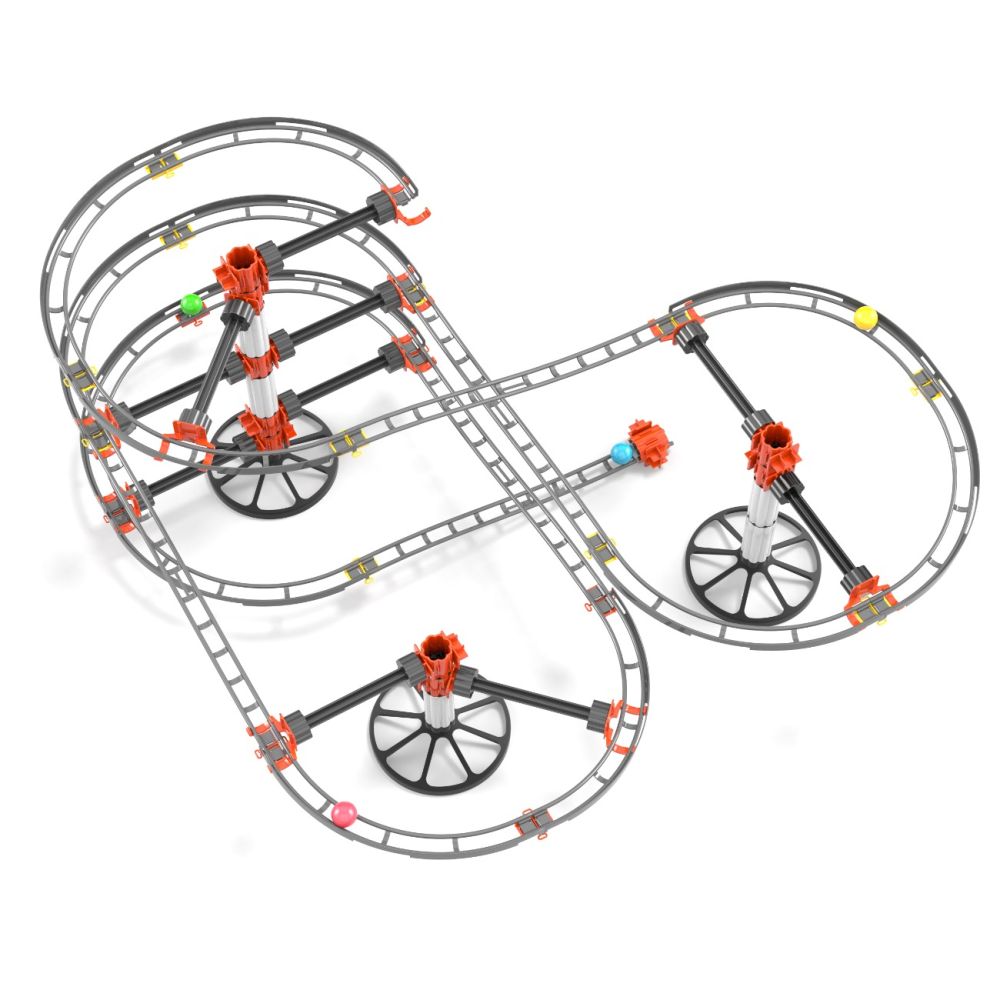 Set de constructie, Quercetti, Skyrail, 93 piese