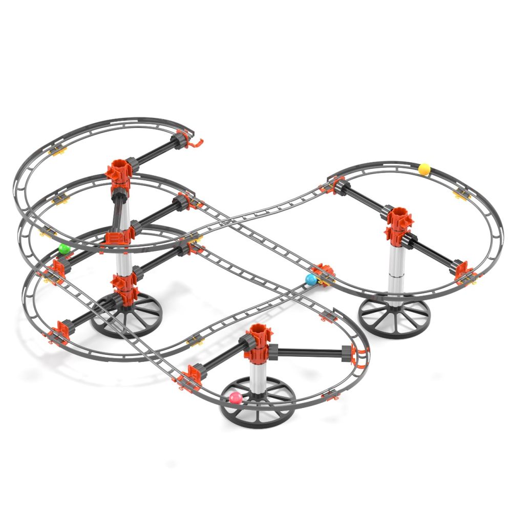Set de constructie, Quercetti, Skyrail, 93 piese