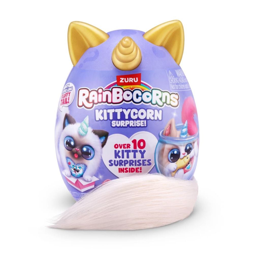 Jucarie de plus surpriza, Rainbocorns, Kittycorn, S3
