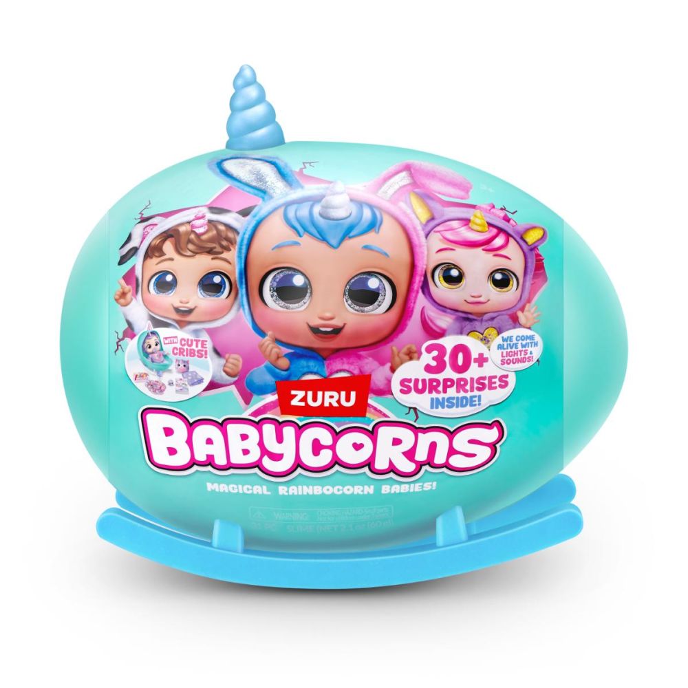 Jucarie de plus surpriza, Rainbocorns, Babycorns, 30 surprize