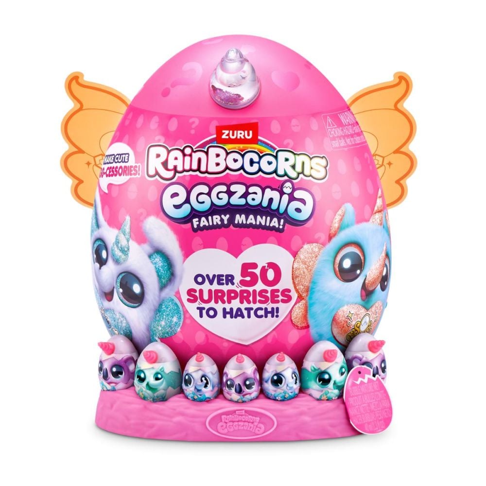 Jucarie de plus, Rainbocorns, Eggzania Fairy Mania, 50 surprize