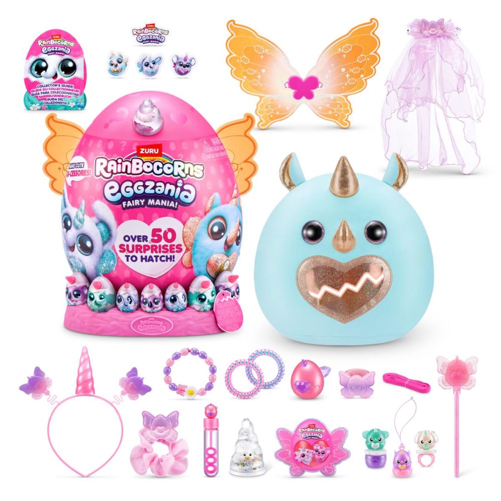 Jucarie de plus, Rainbocorns, Eggzania Fairy Mania, 50 surprize