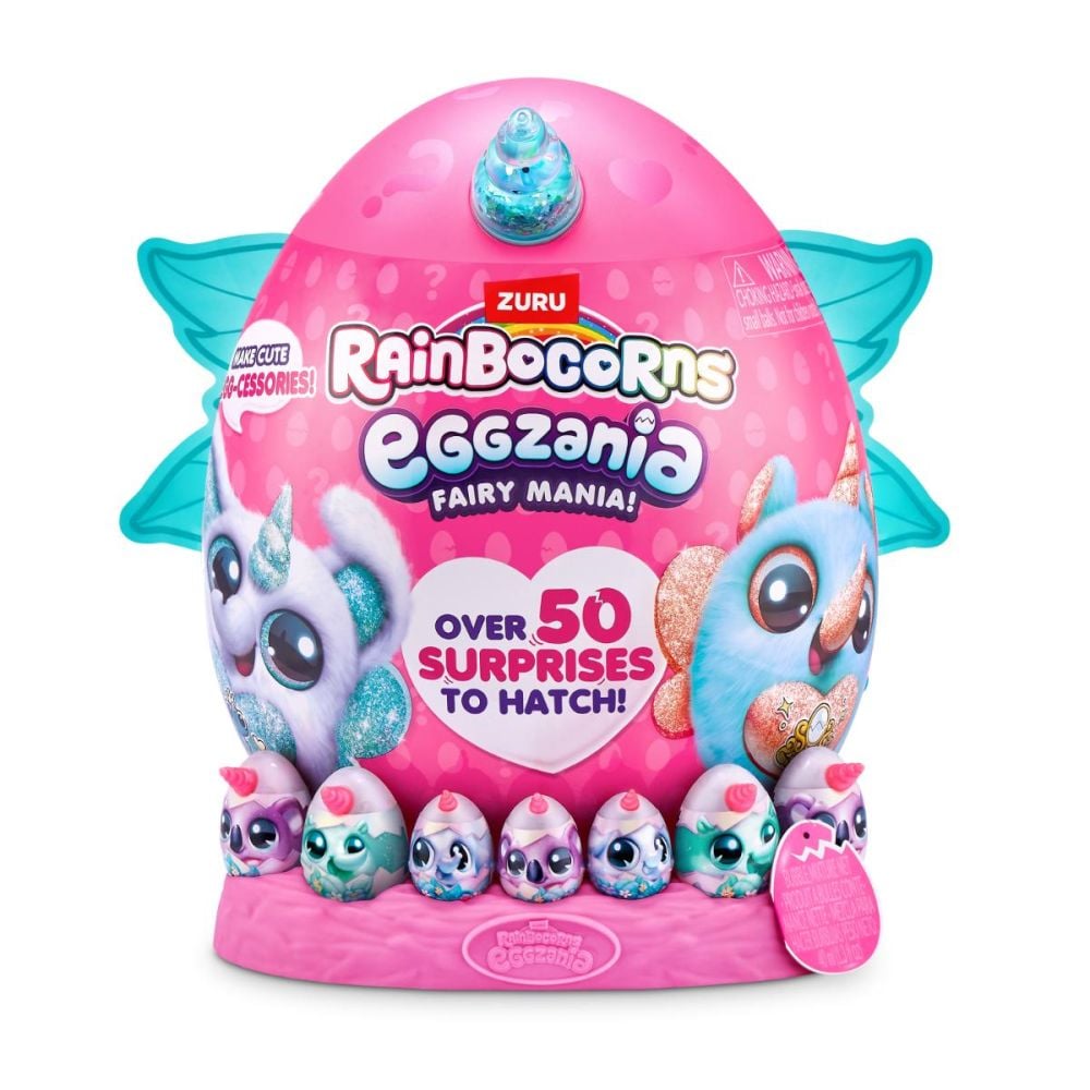 Jucarie de plus, Rainbocorns, Eggzania Fairy Mania, 50 surprize