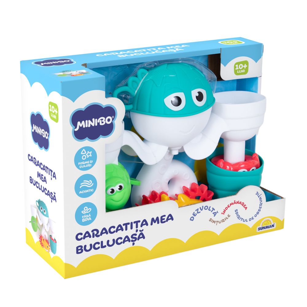 Jucarie de baie, Minibo, Caracatita