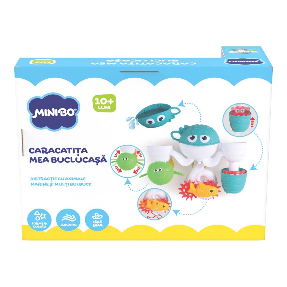 Jucarie de baie, Minibo, Caracatita