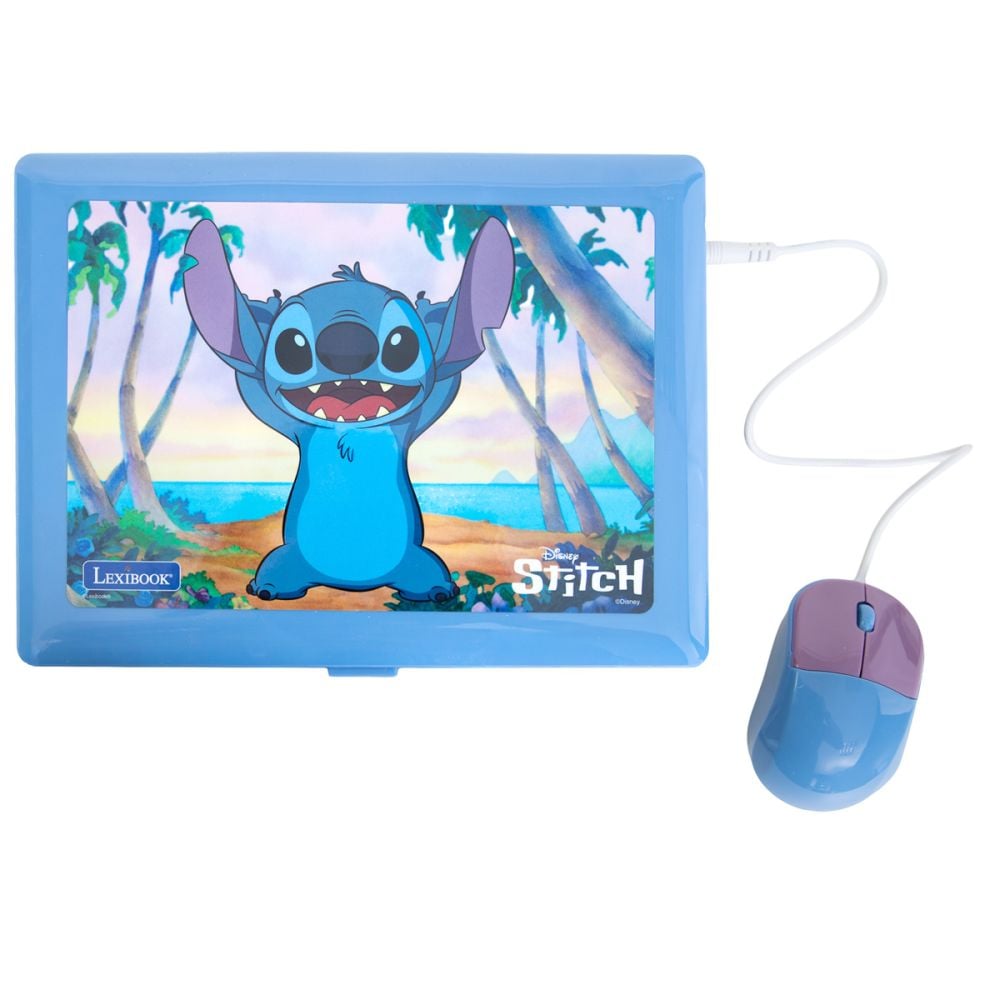 Laptop educational Lexibook, Disney Stitch, 124 activitati | Noriel