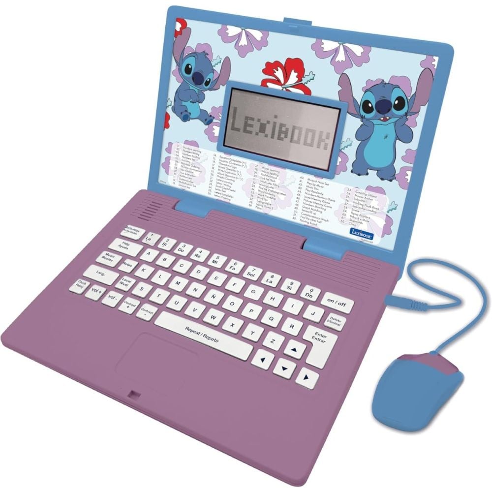 Laptop educational Lexibook, Disney Stitch, 124 activitati | Noriel