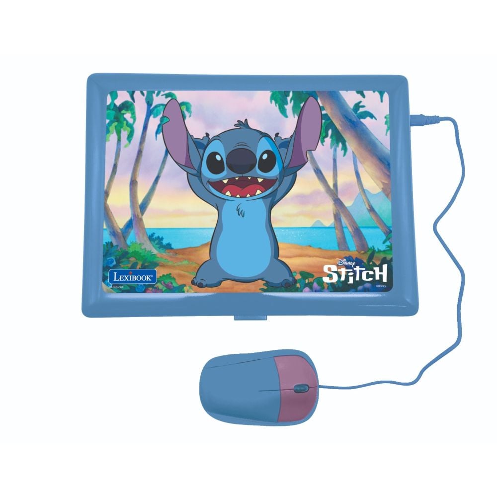 Laptop educational Lexibook, Disney Stitch, 124 activitati