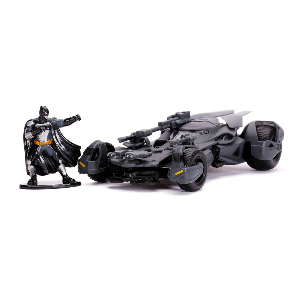 Set masina si figurina din metal, Jada, Batman si Batmobile Justice League, 1:32