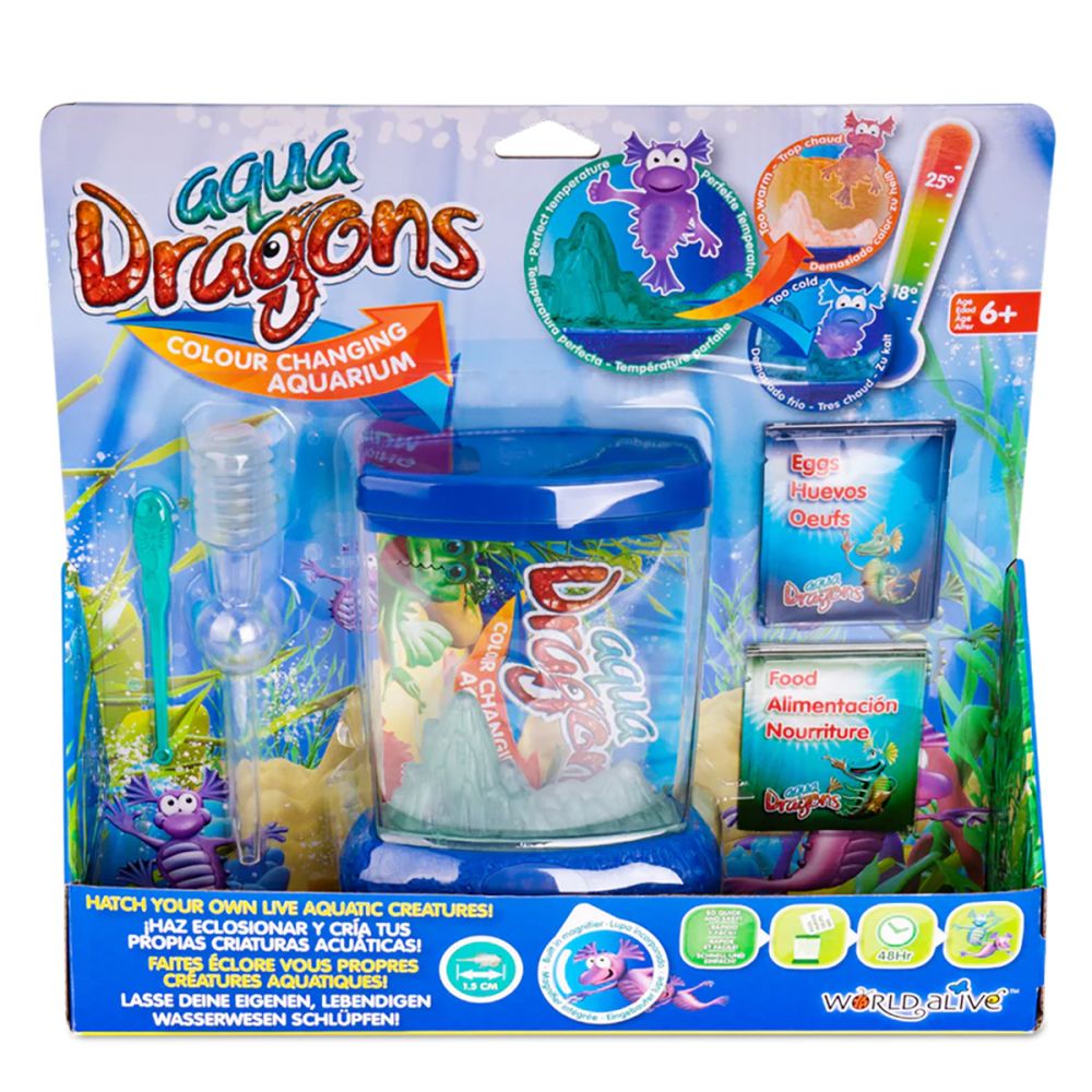 Set de joaca educativ, Stem Aqua Dragons, Habitat in culori schimbatoare