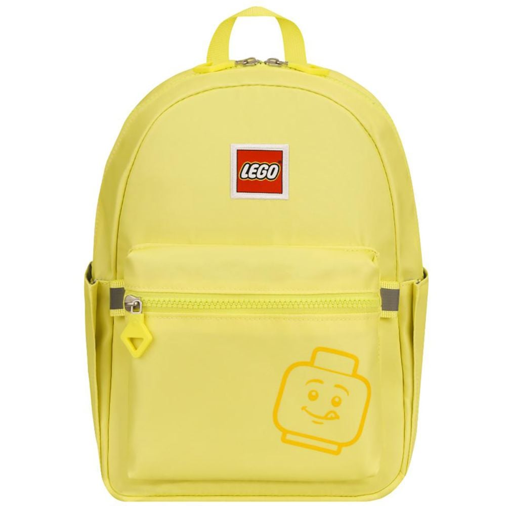 Rucsac casual, LEGO, Tribini Joy Small, Emoji, Galben
