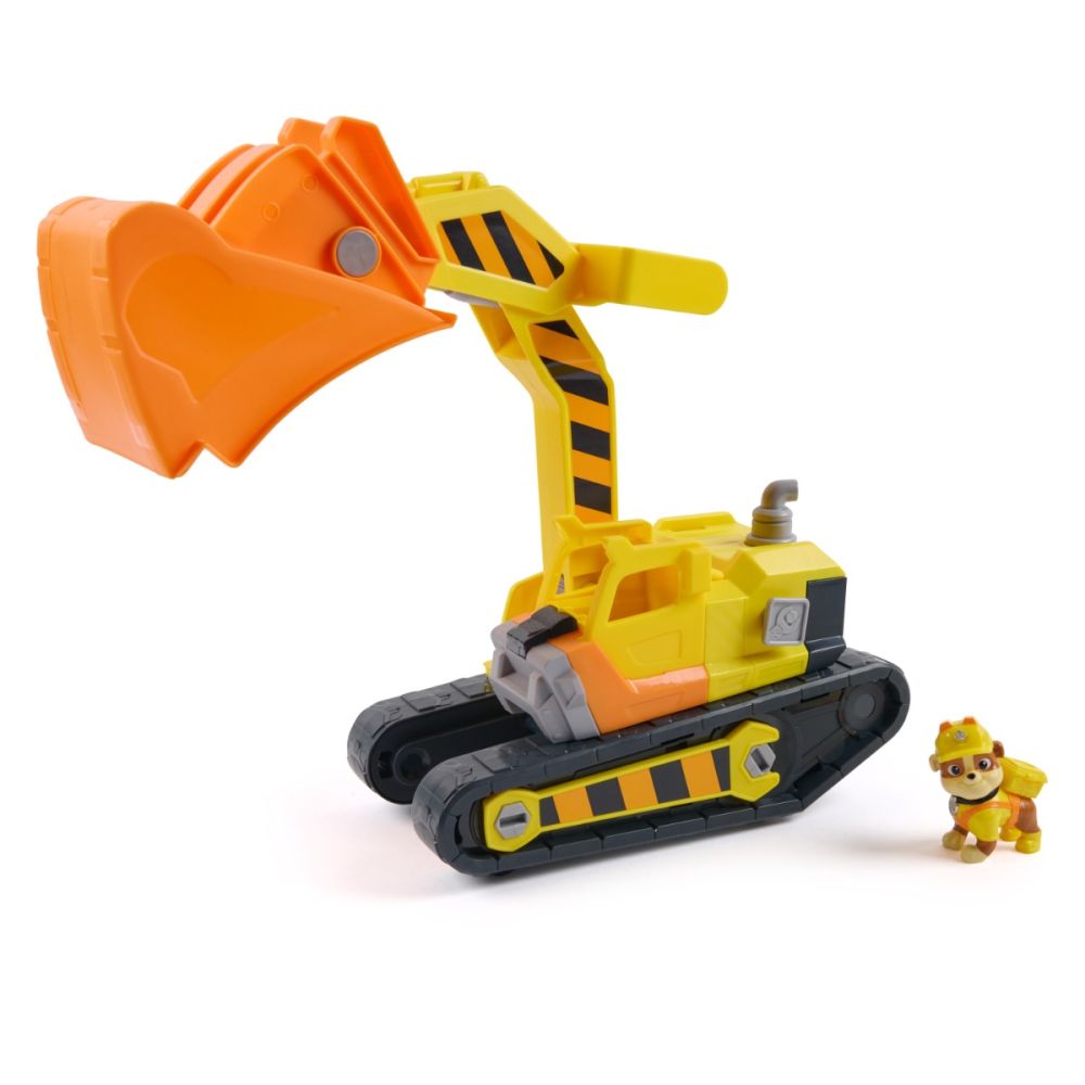 Set de joaca buldozer cu figurina, Paw Patrol, Ultimate Tool Bulldozer, Rubble, 6073297