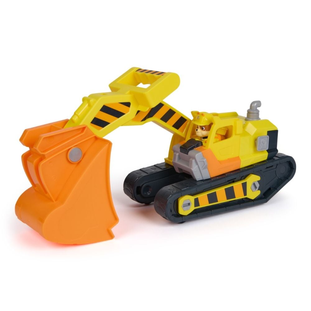 Set de joaca buldozer cu figurina, Paw Patrol, Ultimate Tool Bulldozer, Rubble, 6073297