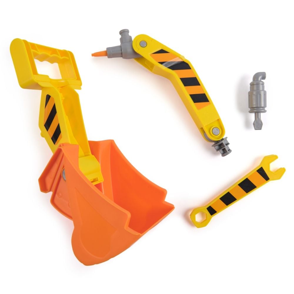 Set de joaca buldozer cu figurina, Paw Patrol, Ultimate Tool Bulldozer, Rubble, 6073297