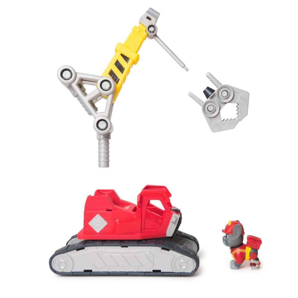 Set de joaca macara cu figurina, Paw Patrol, Mega Power Crane, Charger, 6073295