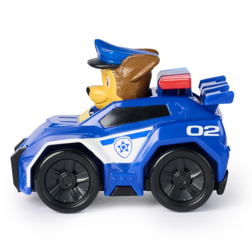 Vehicul cu figurina, Paw Patrol, Pup Squad Racers, Chase, 20155051