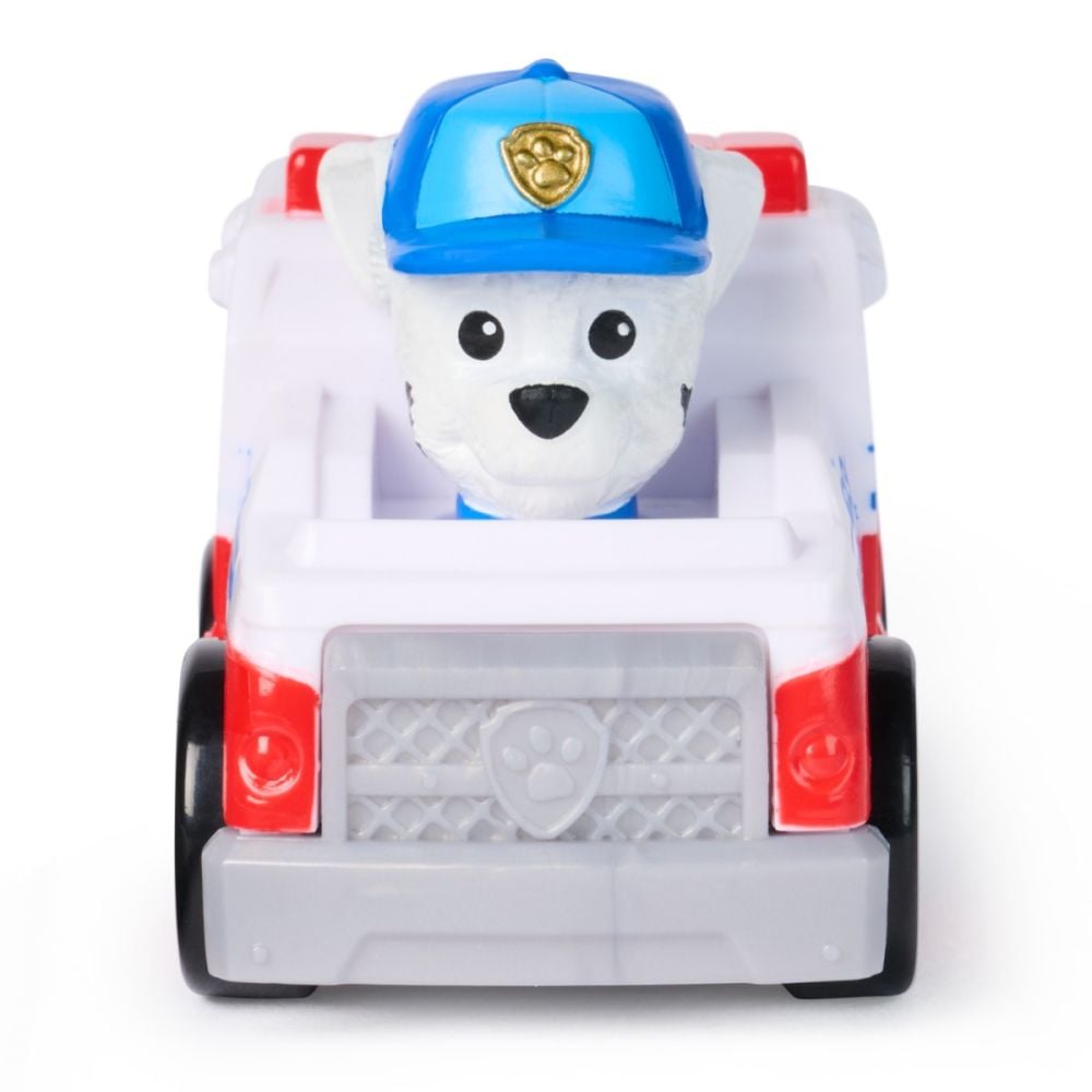 Vehicul cu figurina, Paw Patrol, Pup Squad Racers, Marshall, 20156335