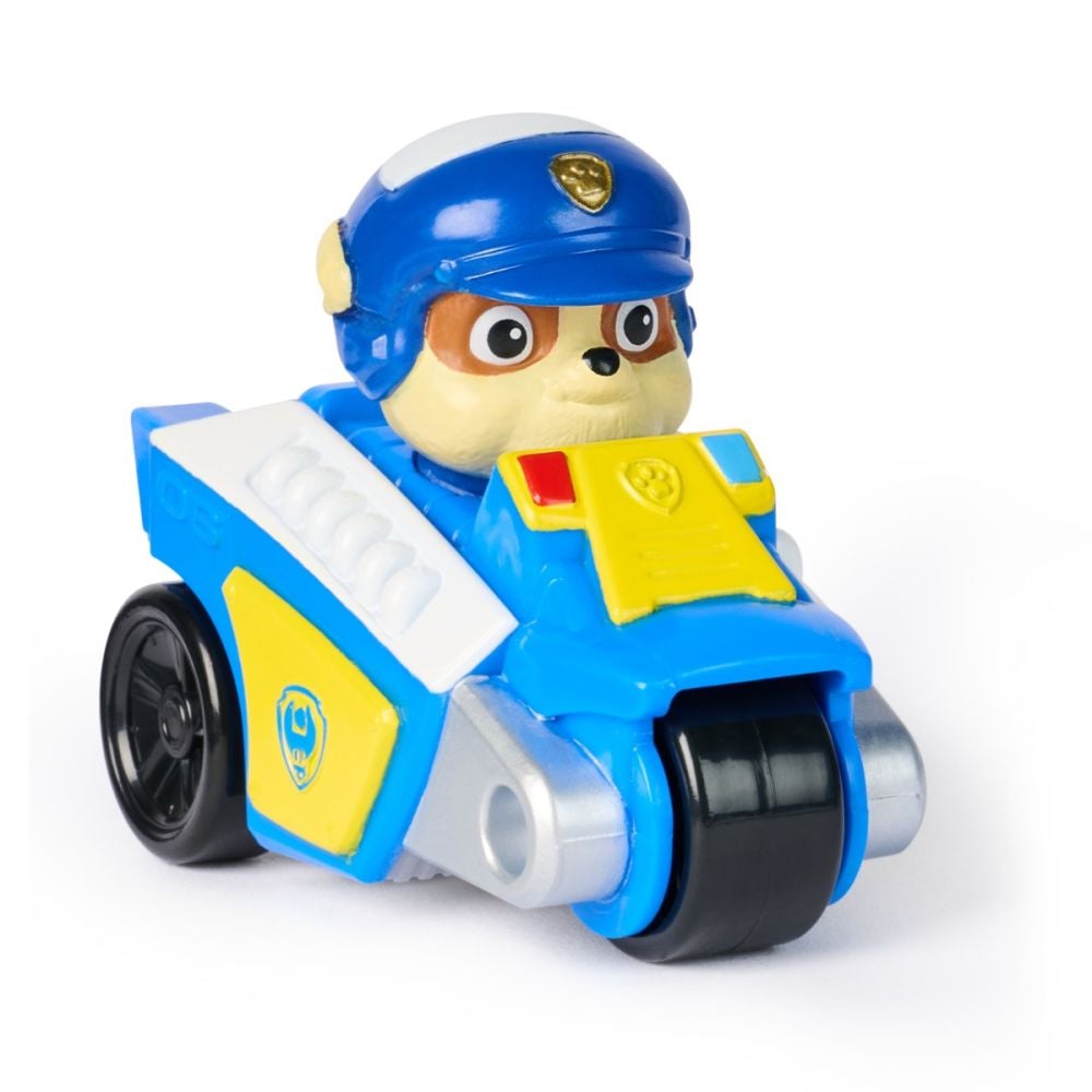 Vehicul cu figurina, Paw Patrol, Pup Squad Racers, Rubble, 20156337