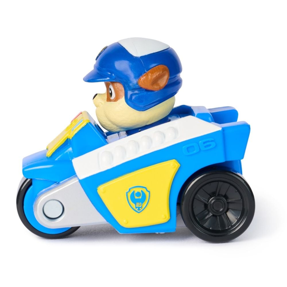 Vehicul cu figurina, Paw Patrol, Pup Squad Racers, Rubble, 20156337