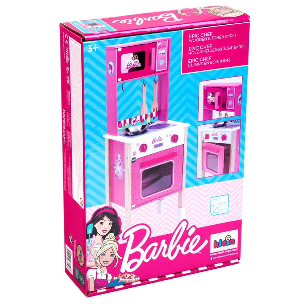 Set bucatarie din lemn, Barbie, Epic Chef