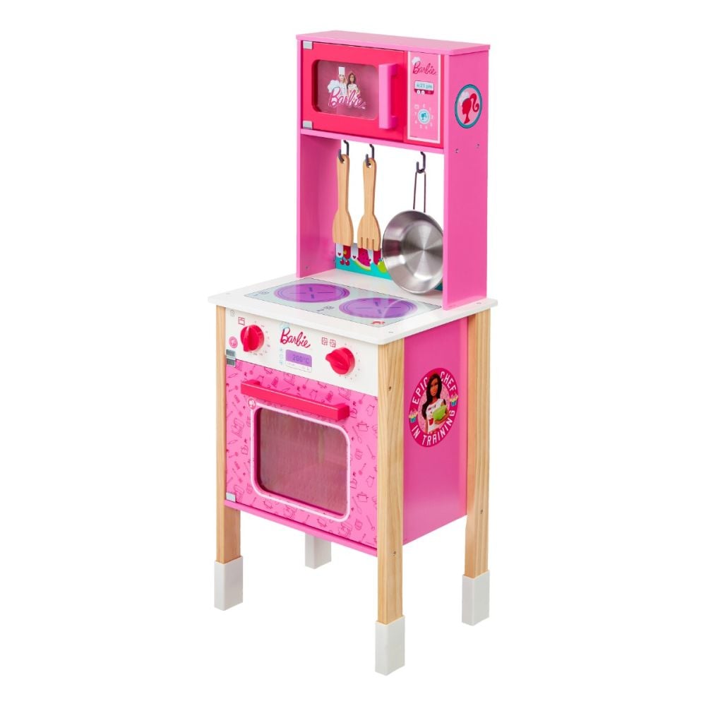 Set bucatarie din lemn, Barbie, Epic Chef