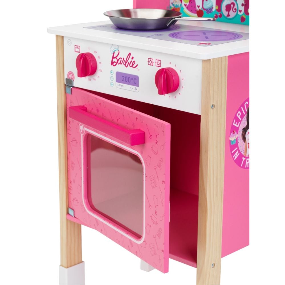 Set bucatarie din lemn, Barbie, Epic Chef