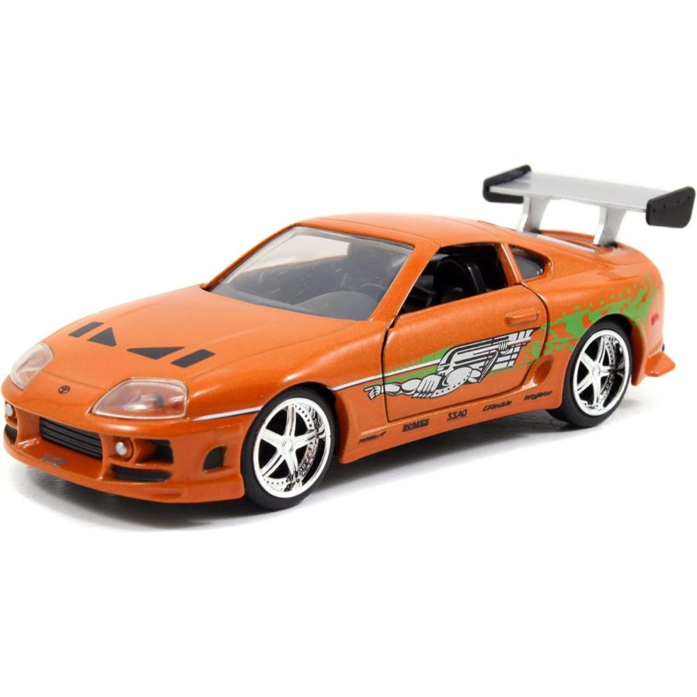 Set 2 vehicule metalice, Jada, Fast And Furious, Dodge Charger si Toyota Supra, 1:32