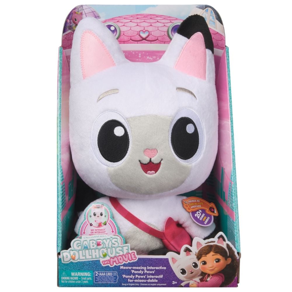 Jucarie de plus interactiva, Gabbys Dollhouse, Meow-Mazing Pandy