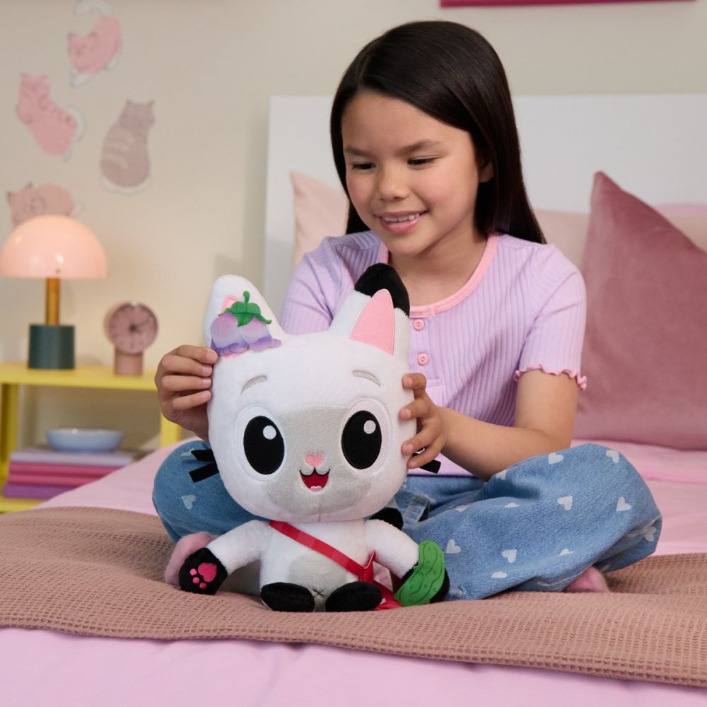 Jucarie de plus interactiva, Gabbys Dollhouse, Meow-Mazing Pandy Paws, 6073661