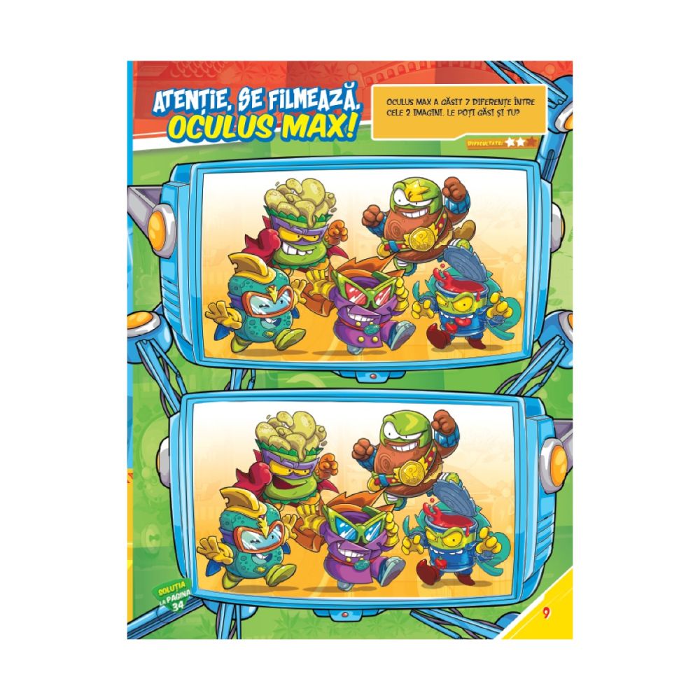 Set figurina si revista, Superthings, Secret Spies, Nr. 5
