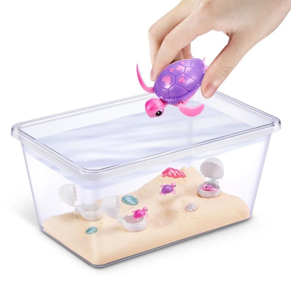 Set de joaca interactiv, Pets Alive, Mama testoasa si puii sai