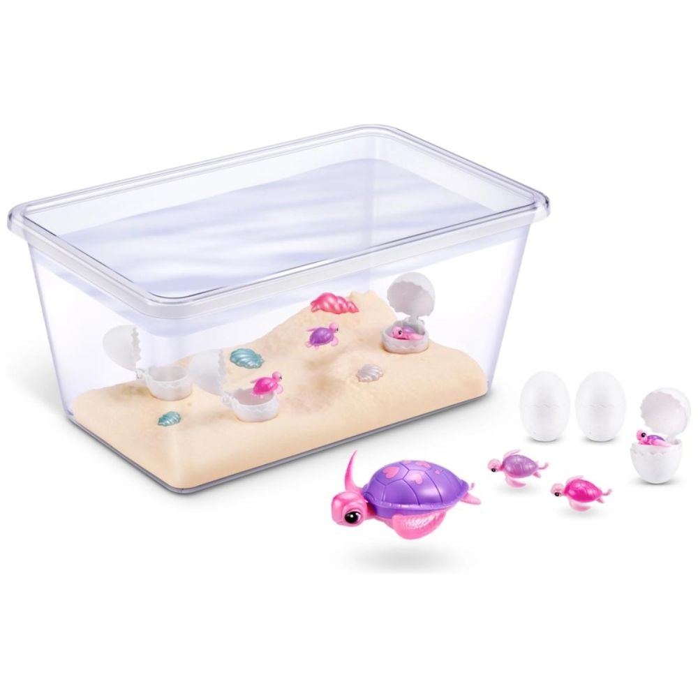Set de joaca interactiv, Pets Alive, Mama testoasa si puii sai