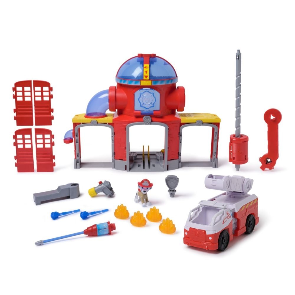 Set de joaca cu vehicul, Paw Patrol, Fire Rescue Command Centre, 6073760