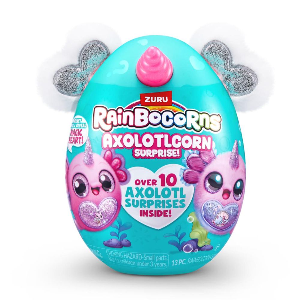 Jucarie de plus surpriza, Rainbocorns, Axolotlcorn, 10 surprize