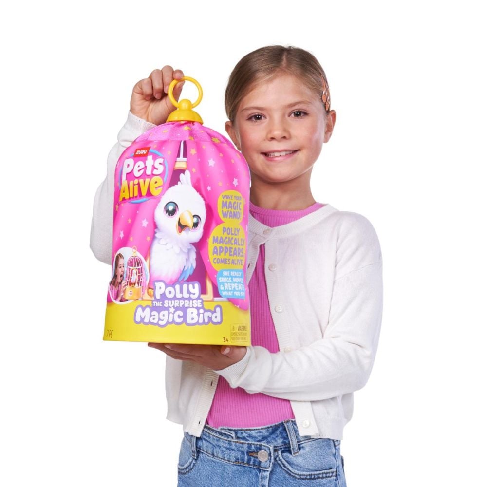 ぬいぐるみ Pets Alive Polly the Surprise Magic Bird Jucarie interactiva, Pets Alive, Polly The Surprise Magic Bird